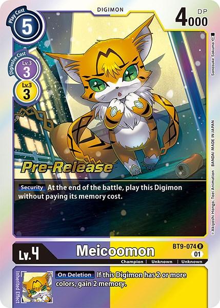 Meicoomon [BT9-074] [X Record Pre-Release Promos] - Paradise Hobbies LLC