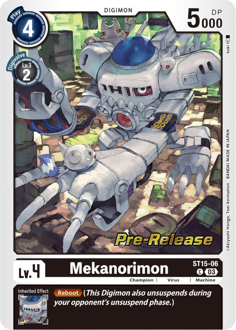 Mekanorimon [ST15-06] [Starter Deck: Dragon of Courage Pre-Release Cards] - Paradise Hobbies LLC