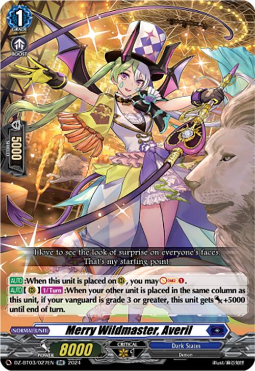 Merry Wildmaster, Averil (DZ-BT03/027EN) [Dimensional Transcendence] - Paradise Hobbies LLC