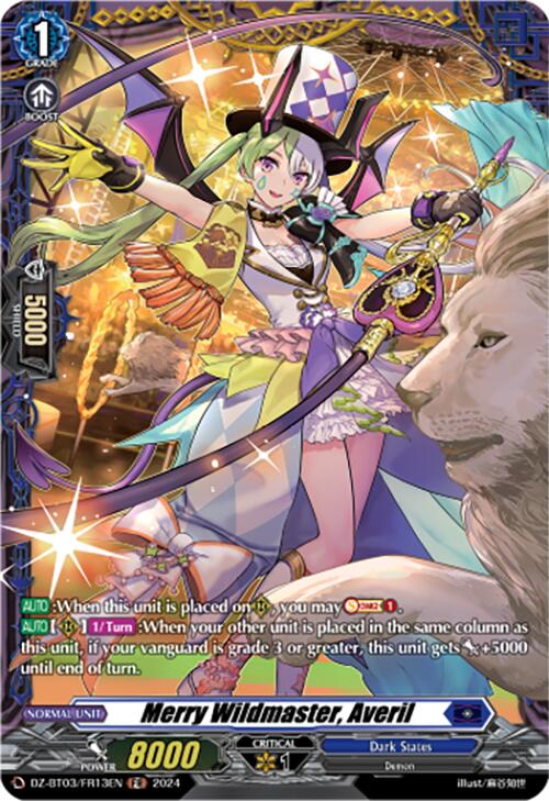 Merry Wildmaster, Averil (DZ-BT03/FR13EN) [Dimensional Transcendence] - Paradise Hobbies LLC