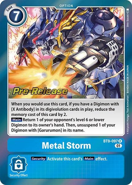 Metal Storm [BT9-097] [X Record Pre-Release Promos] - Paradise Hobbies LLC