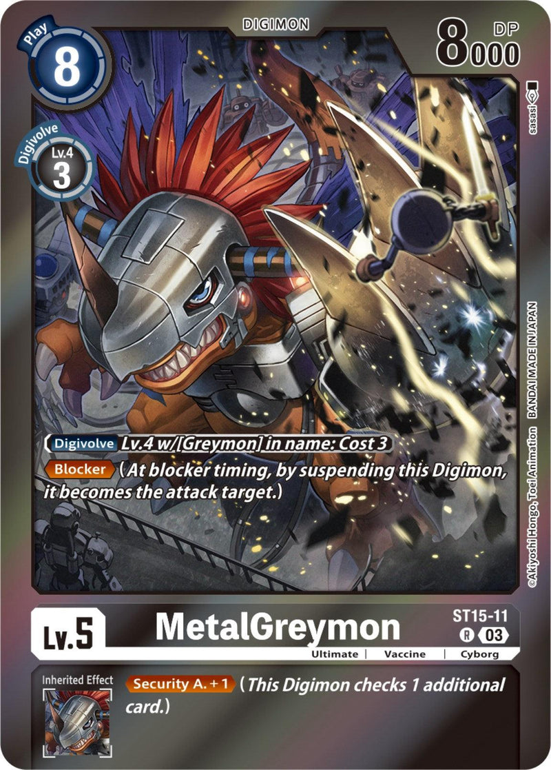 MetalGreymon [ST15-11] (Gift Box 2023) [Starter Deck: Dragon of Courage] - Paradise Hobbies LLC