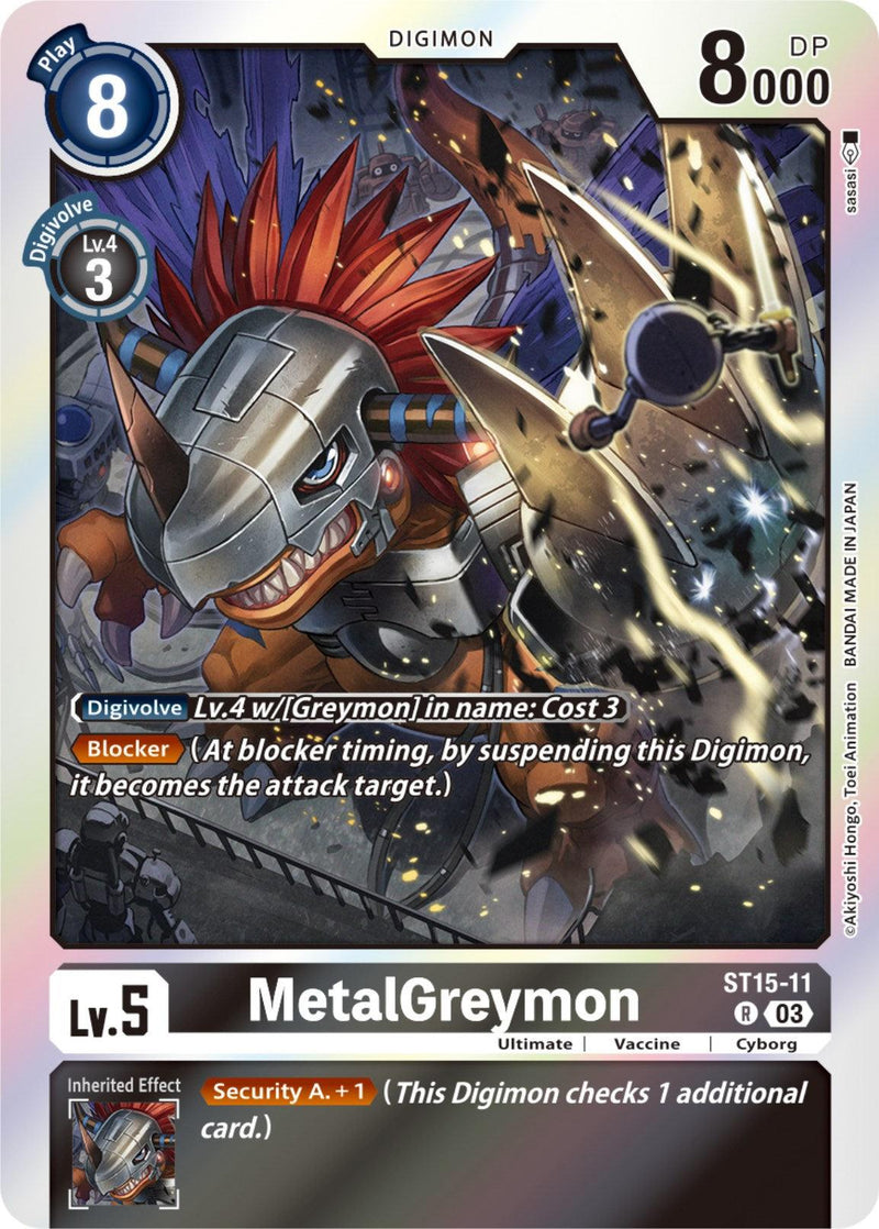 MetalGreymon [ST15-11] [Starter Deck: Dragon of Courage] - Paradise Hobbies LLC