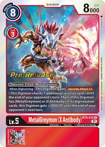 MetalGreymon (X Antibody) [BT9-015] [X Record Pre-Release Promos] - Paradise Hobbies LLC