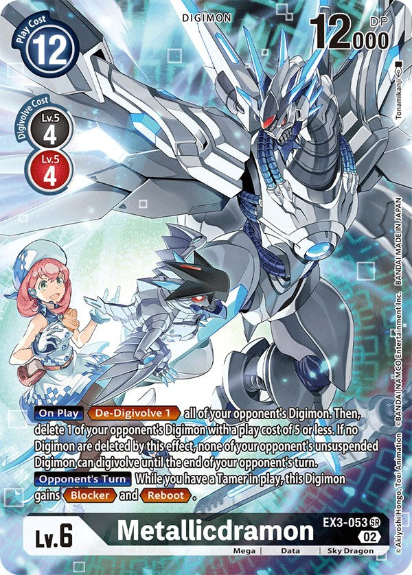 Metallicdramon [EX3-053] (Alternate Art) [Draconic Roar] - Paradise Hobbies LLC