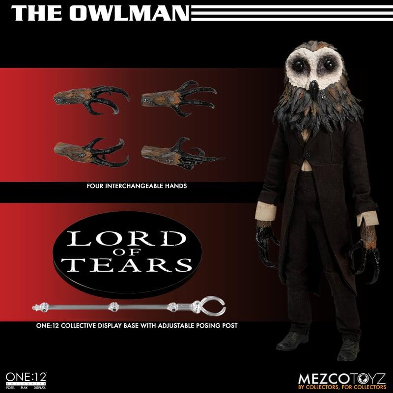 Mezco Toyz ONE:12 Collective Lord of Tears The Owlman Action Figure - Paradise Hobbies LLC