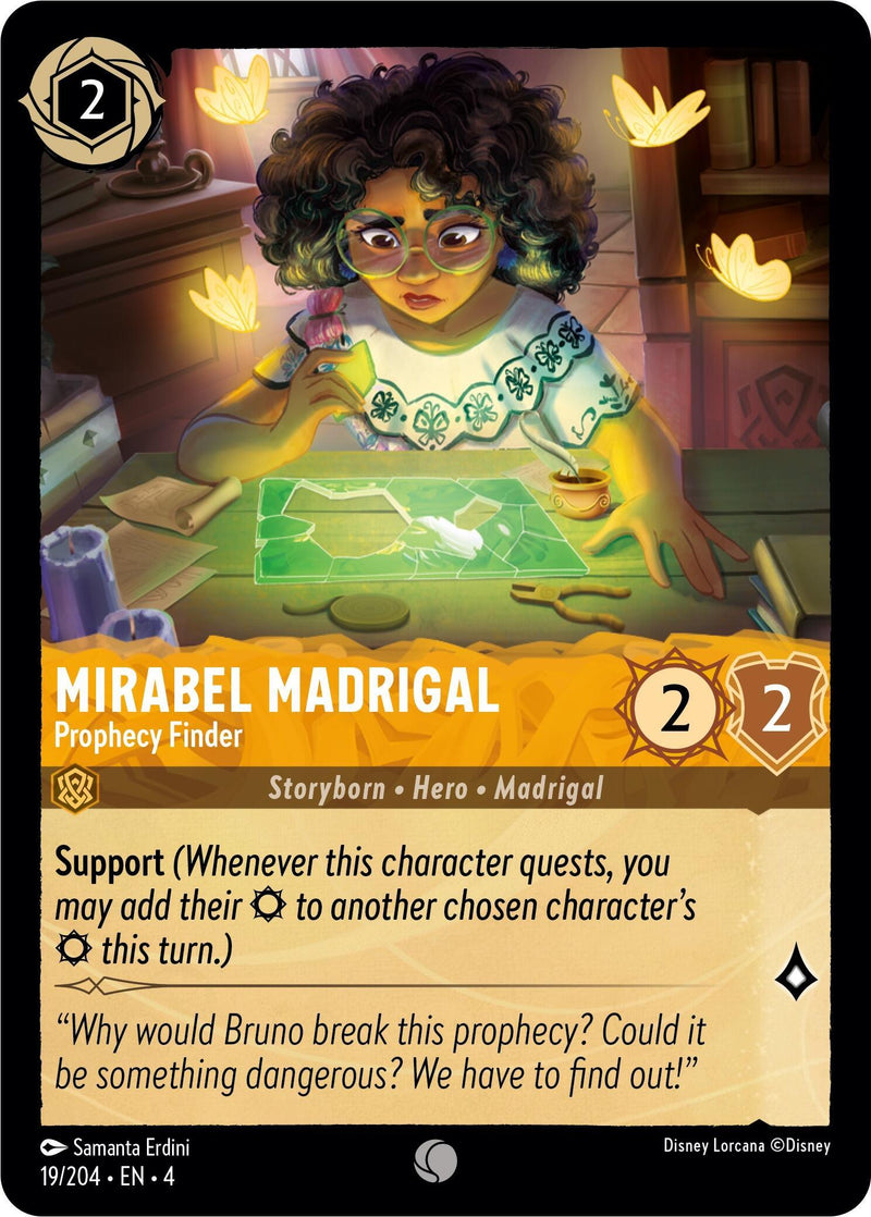 Mirabel Madrigal - Prophecy Finder (19/204) [Ursula's Return] - Paradise Hobbies LLC