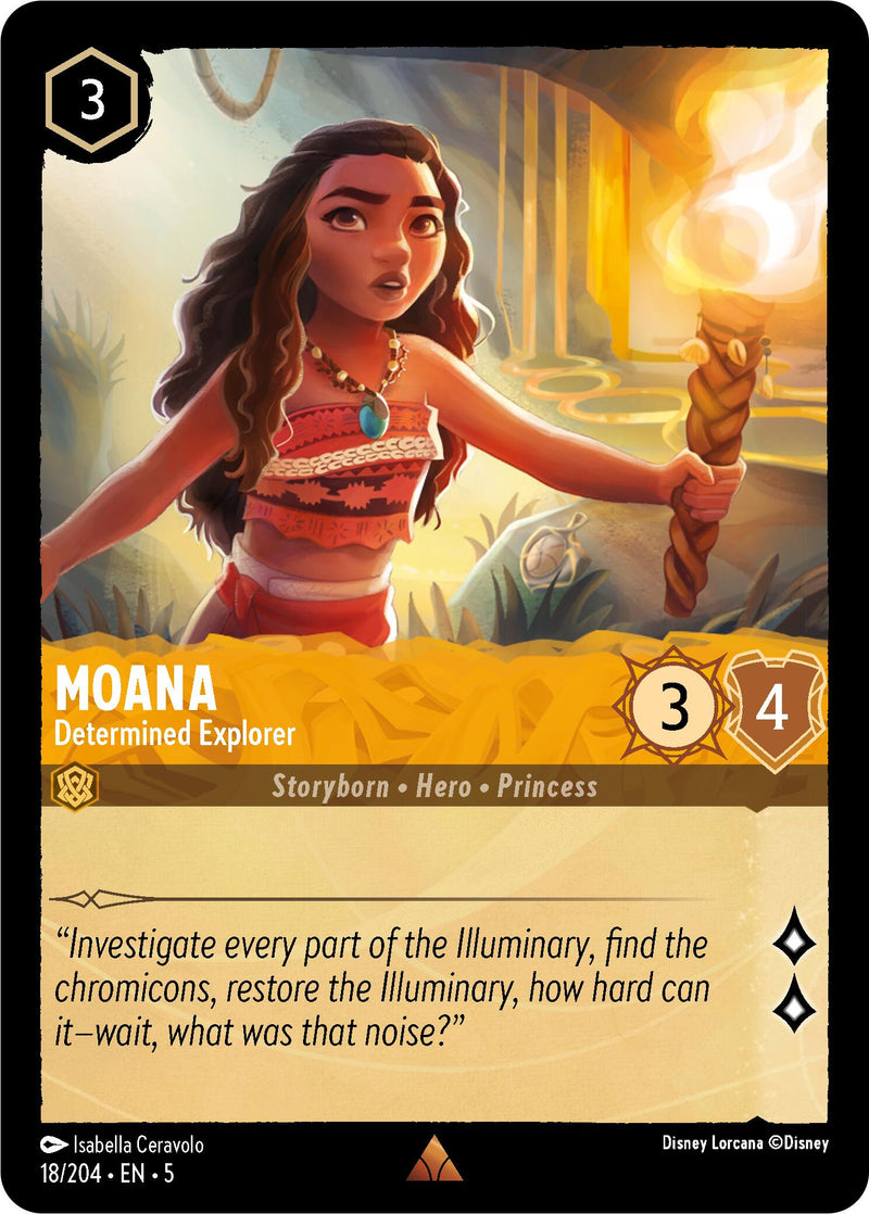 Moana - Determined Explorer (18/204) [Shimmering Skies] - Paradise Hobbies LLC