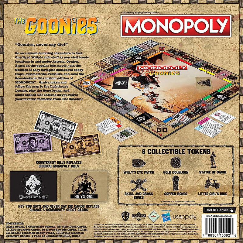 Monopoly: The Goonies - Paradise Hobbies LLC