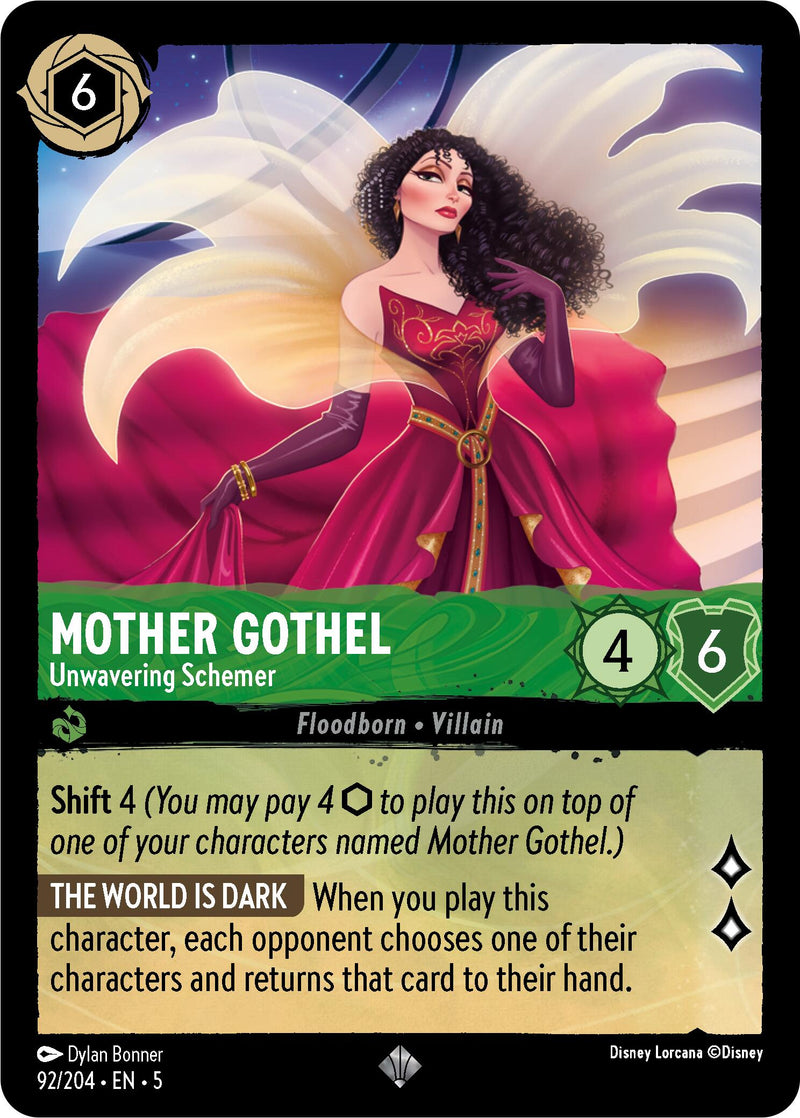 Mother Gothel - Unwavering Schemer (92/204) [Shimmering Skies] - Paradise Hobbies LLC