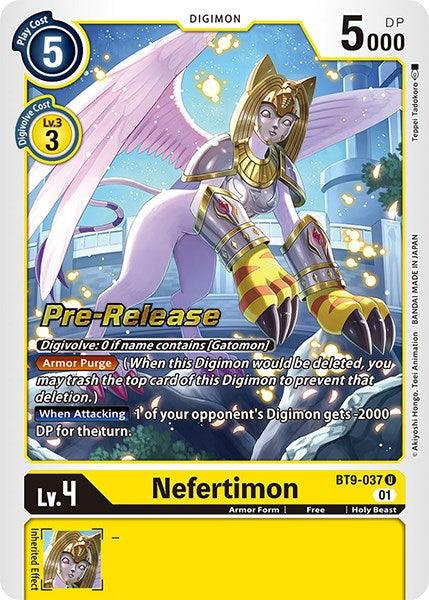 Nefertimon [BT9-037] [X Record Pre-Release Promos] - Paradise Hobbies LLC