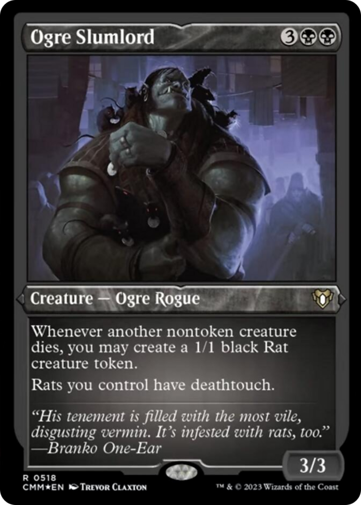 Ogre Slumlord (Foil Etched) [Commander Masters] - Paradise Hobbies LLC