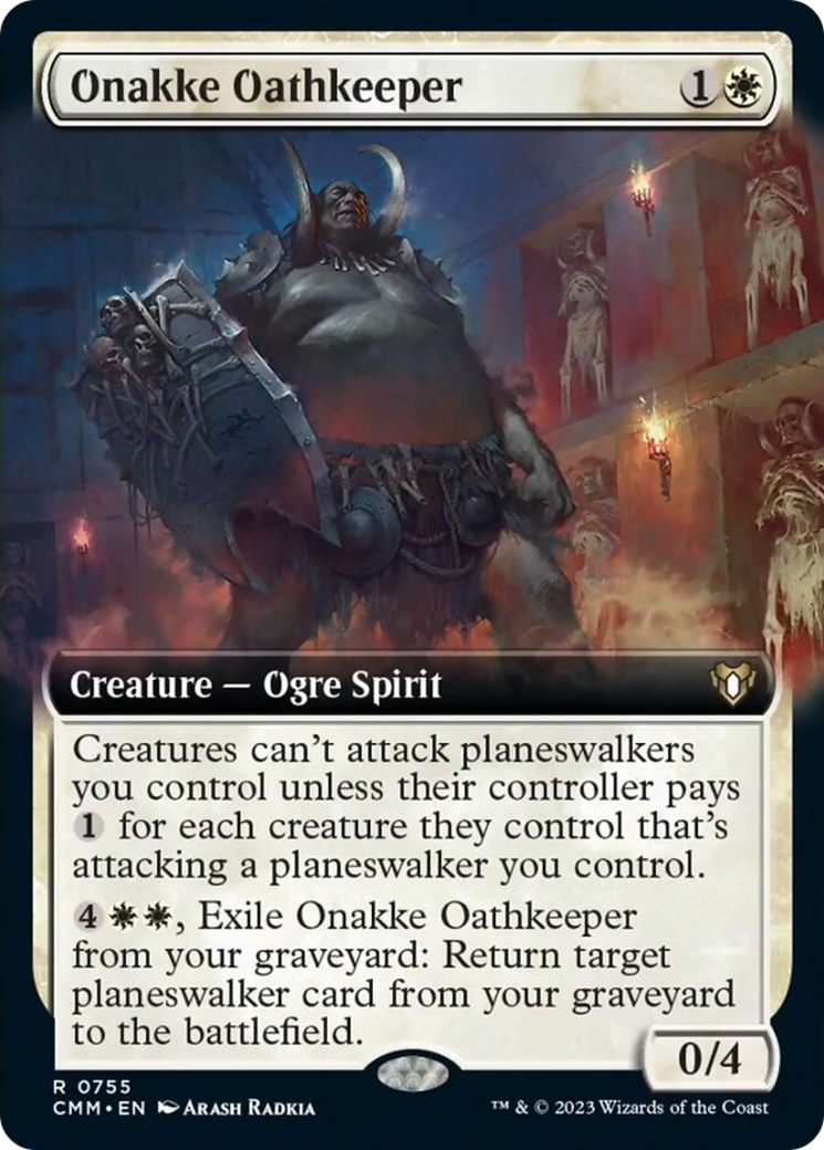 Onakke Oathkeeper (Extended Art) [Commander Masters] - Paradise Hobbies LLC