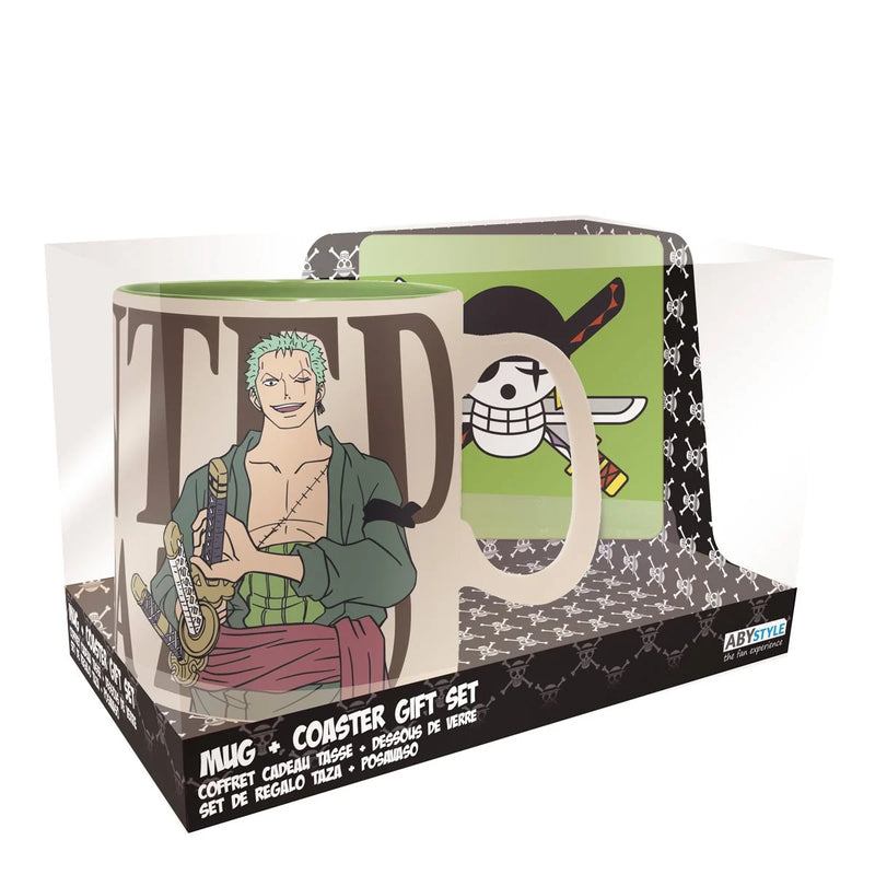 One Piece Zoro Mug and Coaster Gift Set - Paradise Hobbies LLC