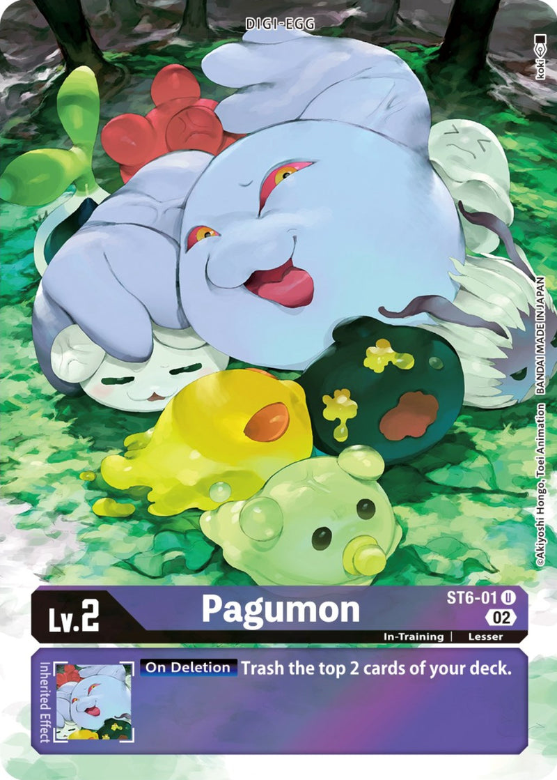 Pagumon [ST6-01] (Alternate Art) [Starter Deck: Beelzemon Advanced Deck Set] - Paradise Hobbies LLC