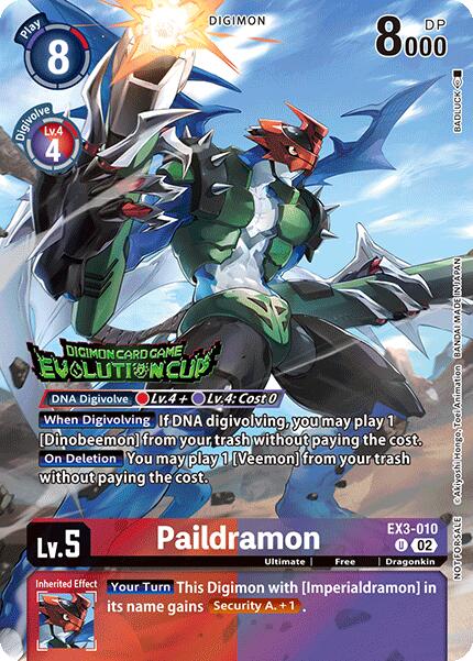 Paildramon [EX3-010] (2024 Evolution Cup) [Draconic Roar] - Paradise Hobbies LLC