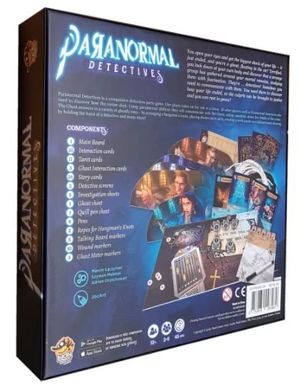 Paranormal Detectives Murder Mystery Party Board Game - Paradise Hobbies LLC