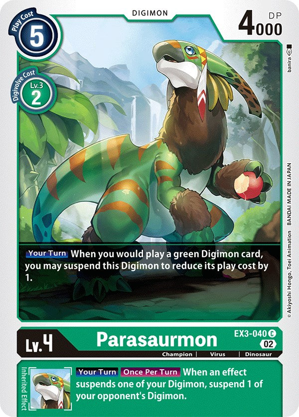 Parasaurmon [EX3-040] [Draconic Roar] - Paradise Hobbies LLC