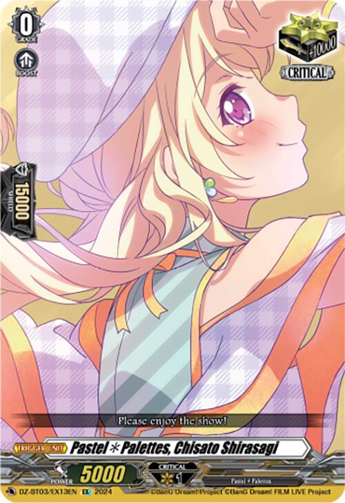 Pastel*Palettes, Chisato Shirasagi (DZ-BT03/EX13EN) [Dimensional Transcendence] - Paradise Hobbies LLC