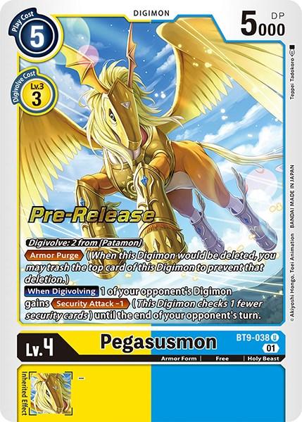 Pegasusmon [BT9-038] [X Record Pre-Release Promos] - Paradise Hobbies LLC