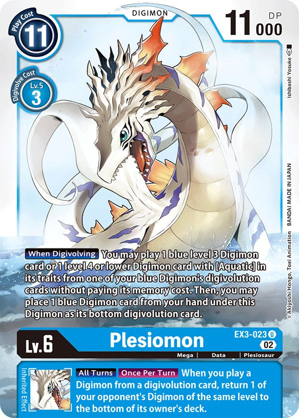 Plesiomon [EX3-023] [Draconic Roar] - Paradise Hobbies LLC