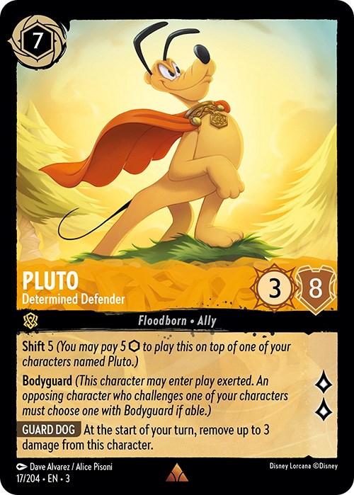 Pluto - Determined Defender (17/204) [Into the Inklands] - Paradise Hobbies LLC
