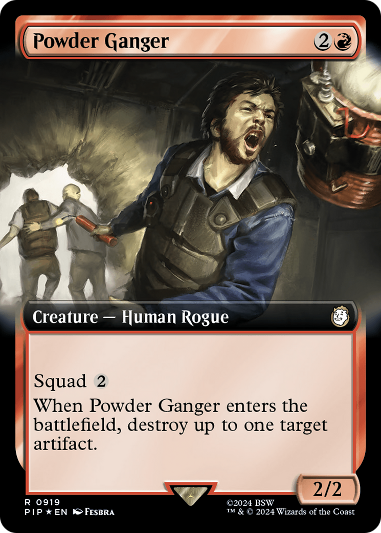 Powder Ganger (Extended Art) (Surge Foil) [Fallout] - Paradise Hobbies LLC