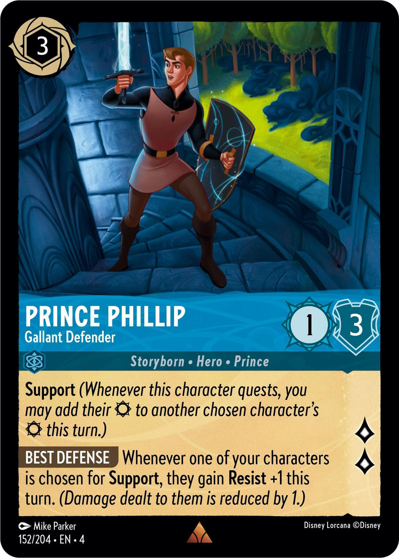 Prince Phillip - Gallant Defender (152/204) [Ursula's Return] - Paradise Hobbies LLC