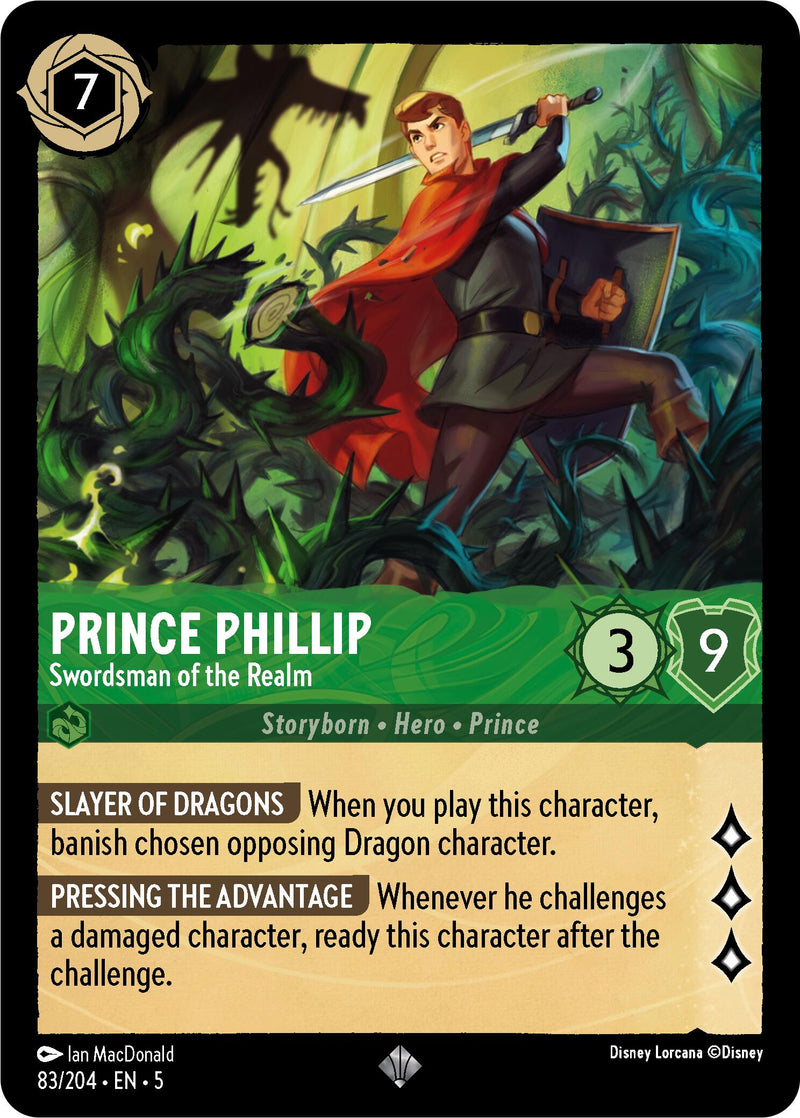 Prince Phillip - Swordsman of the Realm (83/204) [Shimmering Skies] - Paradise Hobbies LLC