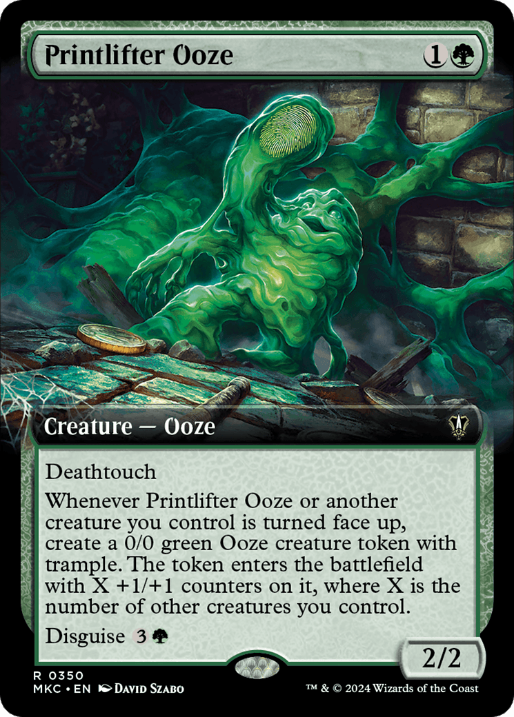 Printlifter Ooze (Extended Art) [Murders at Karlov Manor Commander] - Paradise Hobbies LLC