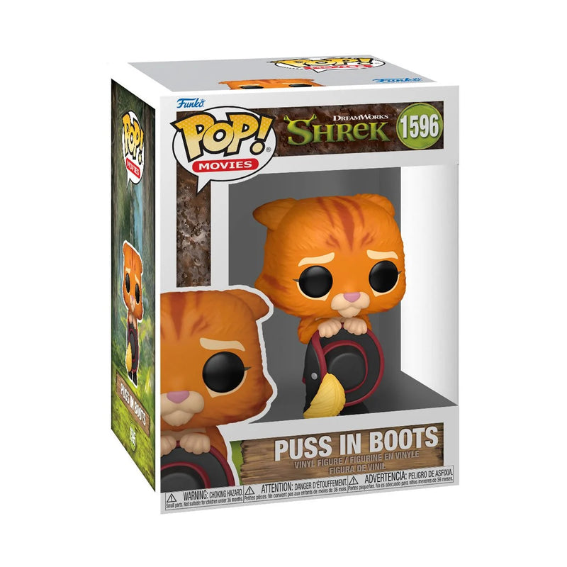 Funko Pop! Shrek DreamWorks 30th Anniversary Puss in Boots with Hat Vinyl Figure