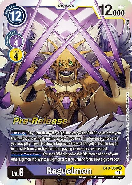 Raguelmon [BT9-080] [X Record Pre-Release Promos] - Paradise Hobbies LLC