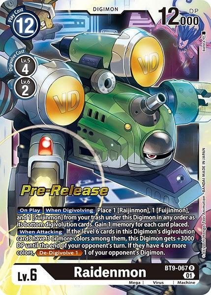 Raidenmon [BT9-067] [X Record Pre-Release Promos] - Paradise Hobbies LLC