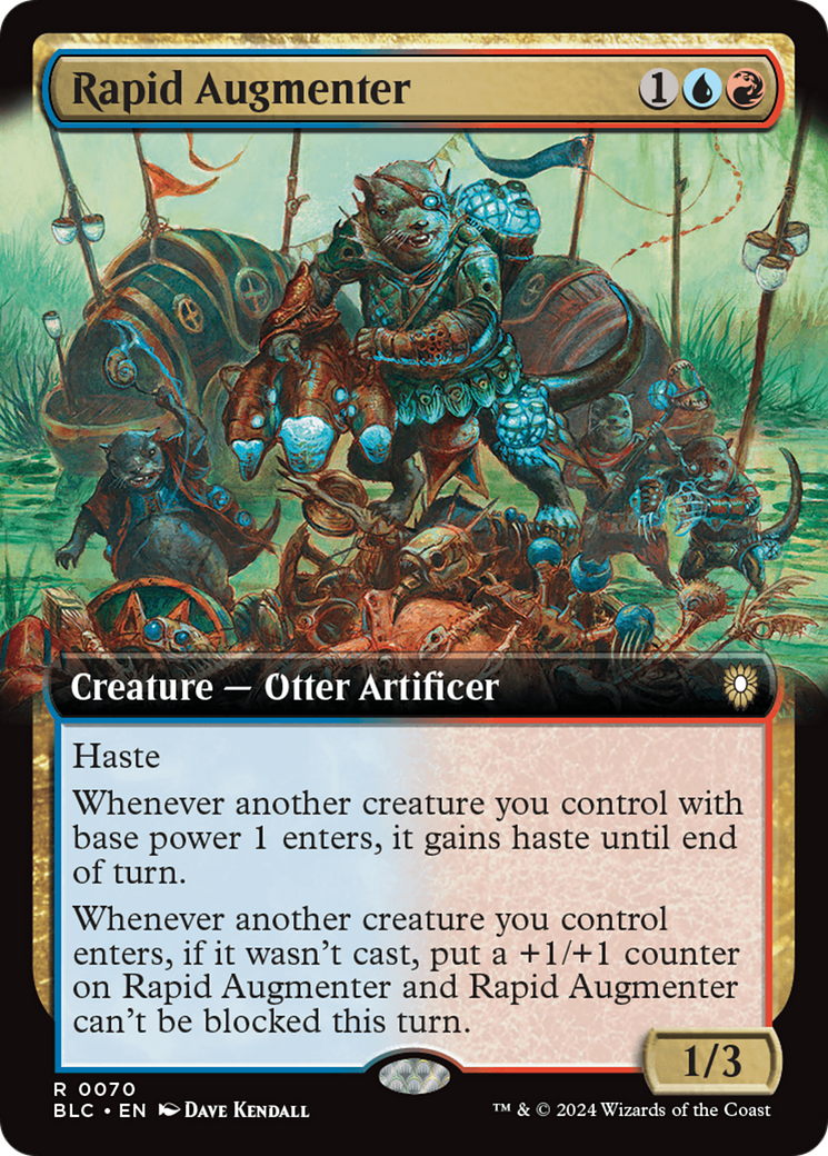 Rapid Augmenter (Extended Art) [Bloomburrow Commander] - Paradise Hobbies LLC