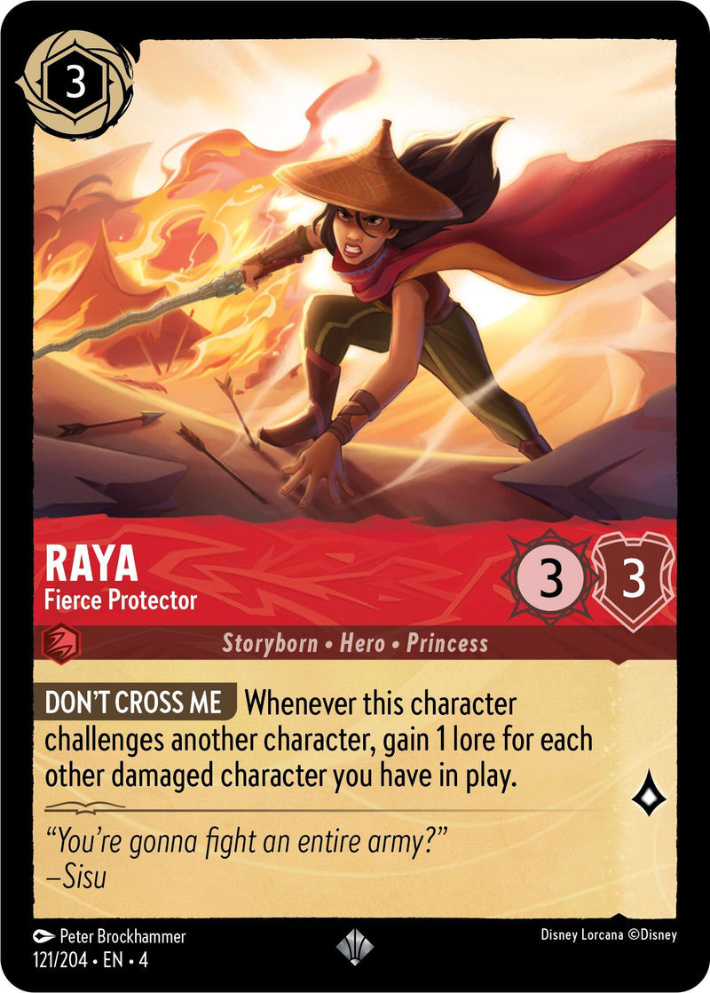Raya - Fierce Protector (121/204) [Ursula's Return] - Paradise Hobbies LLC