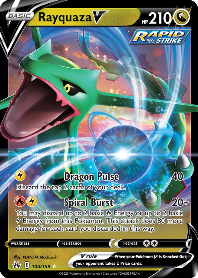 Rayquaza V 100/159 (Jumbo Card) [Sword & Shield: Evolving Skies] - Paradise Hobbies LLC