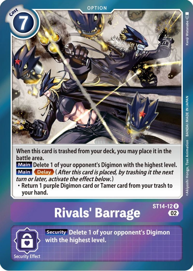 Rival's Barrage [ST14-12] [Starter Deck: Beelzemon Advanced Deck Set] - Paradise Hobbies LLC