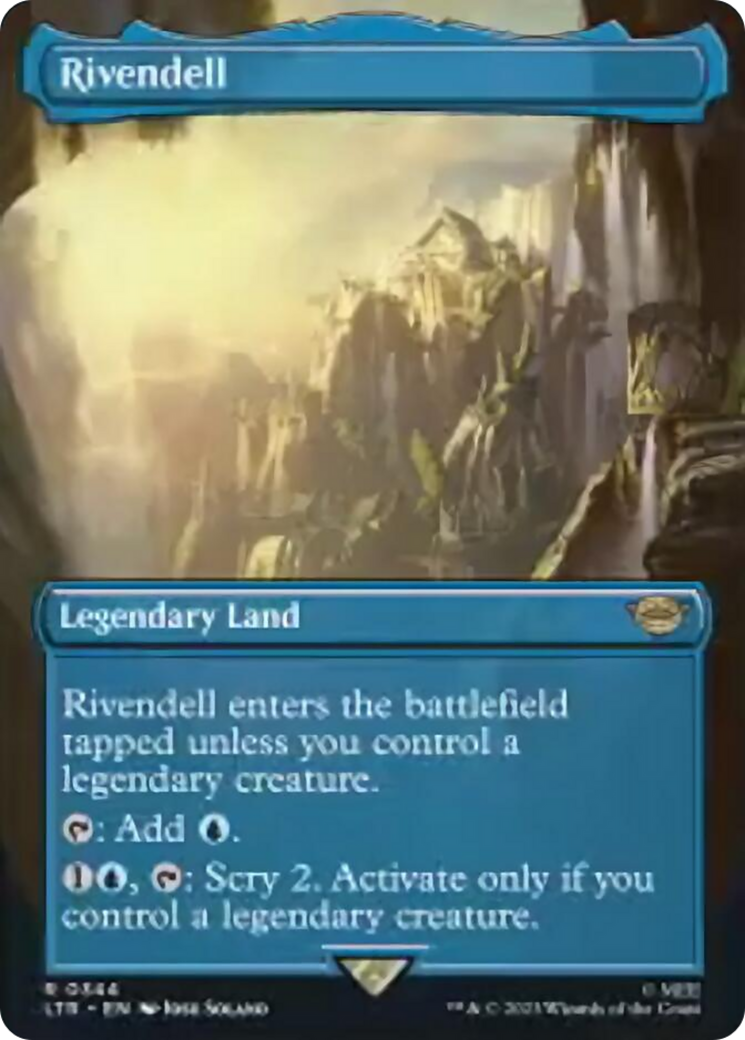 Rivendell (Borderless Alternate Art) [The Lord of the Rings: Tales of Middle-Earth] - Paradise Hobbies LLC