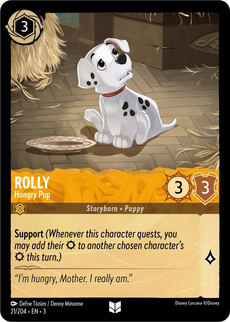 Rolly - Hungry Pup (21/204) [Into the Inklands] - Paradise Hobbies LLC
