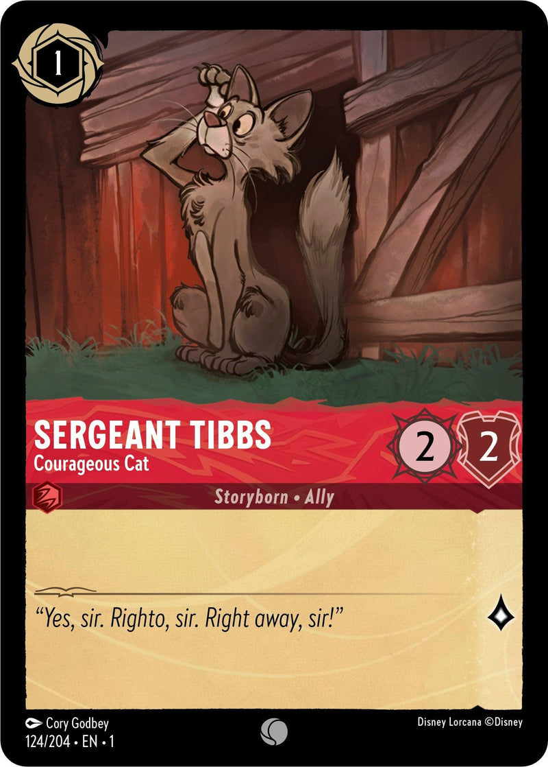 Sergeant Tibbs - Courageous Cat (124/204) [The First Chapter] - Paradise Hobbies LLC