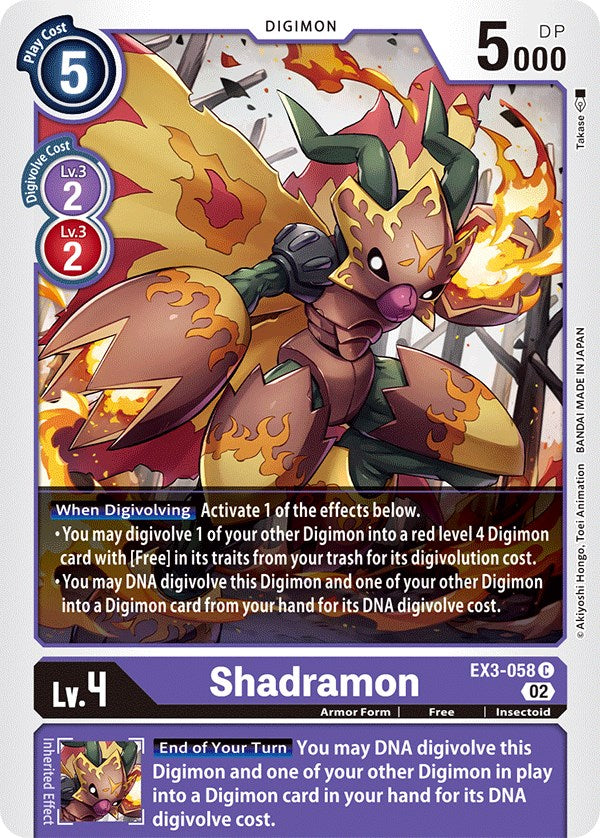 Shadramon [EX3-058] [Draconic Roar] - Paradise Hobbies LLC