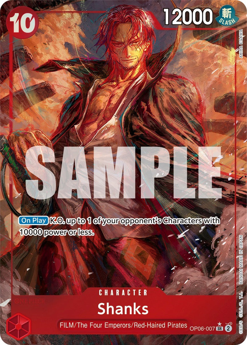 Shanks (Alternate Art) [Wings of the Captain] - Paradise Hobbies LLC