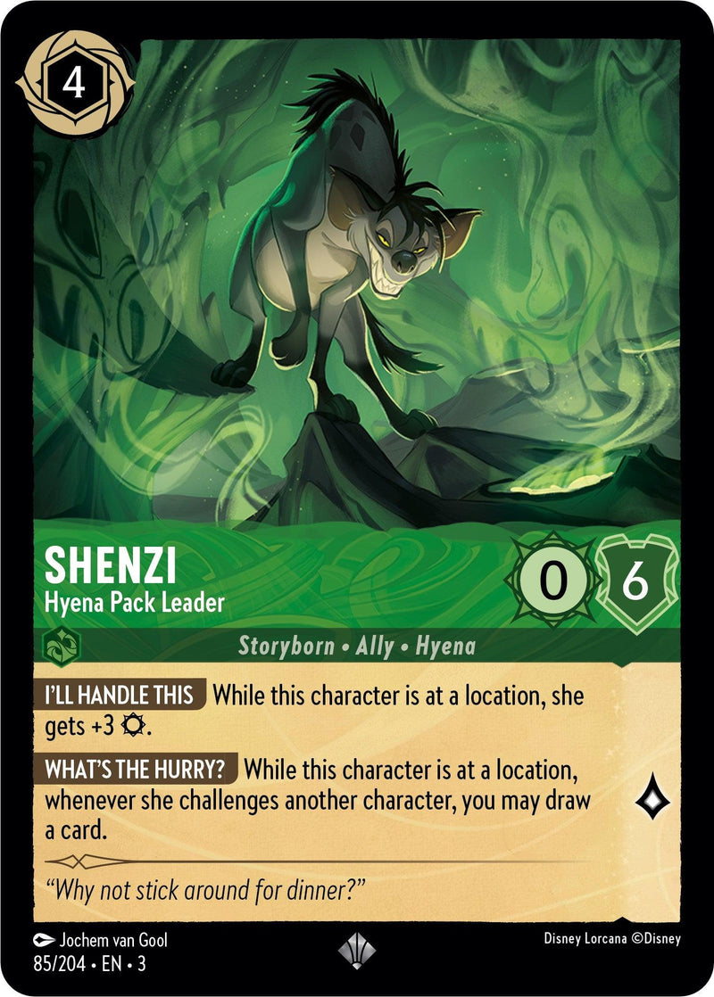Shenzi - Hyena Pack Leader (85//204) [Into the Inklands] - Paradise Hobbies LLC