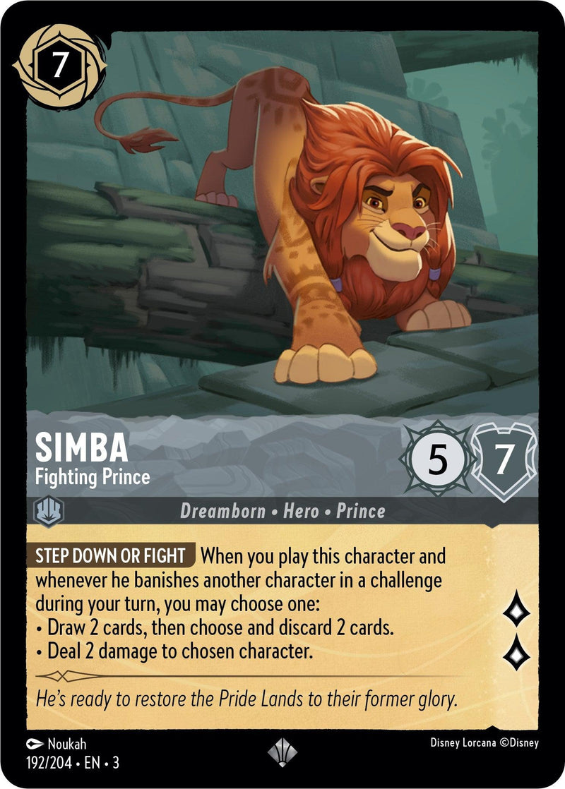 Simba - Fighting Prince (192/204) [Into the Inklands] - Paradise Hobbies LLC
