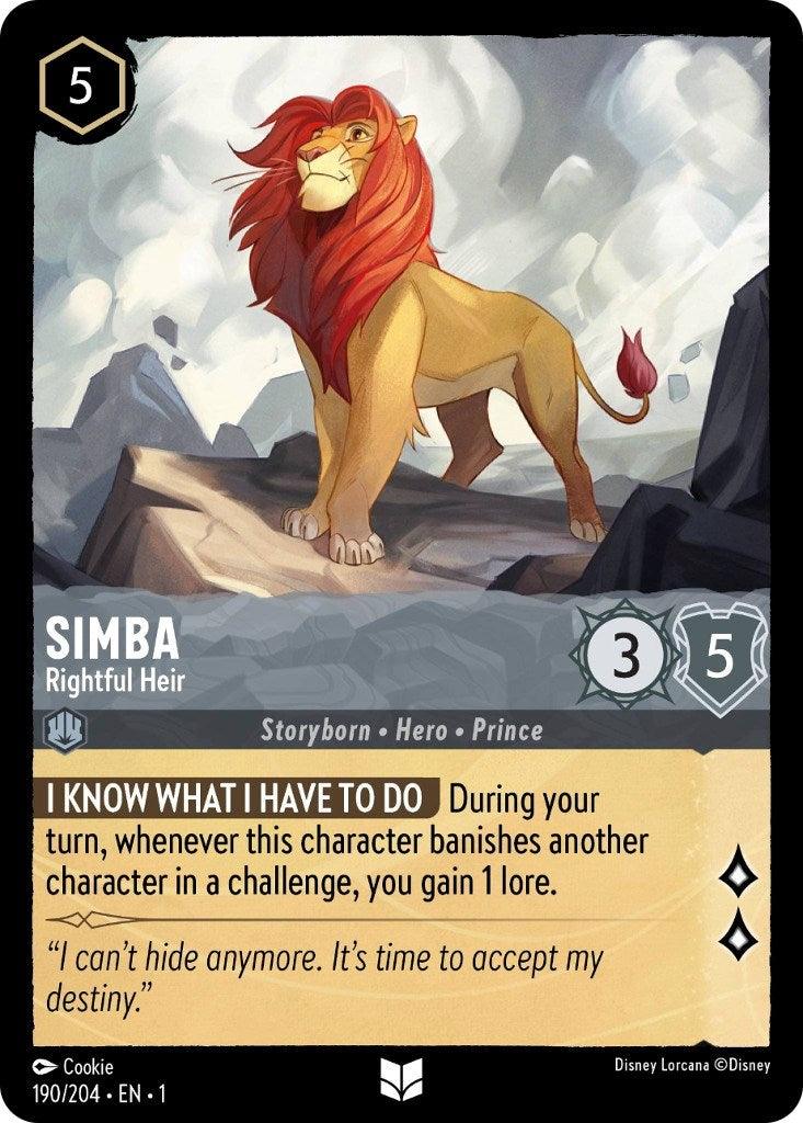Simba - Rightful Heir (190/204) [The First Chapter] - Paradise Hobbies LLC
