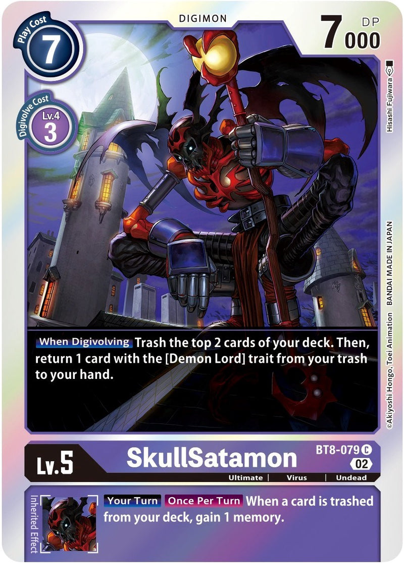 SkullSatamon [BT8-079] (Alternate Art) [Starter Deck: Beelzemon Advanced Deck Set] - Paradise Hobbies LLC