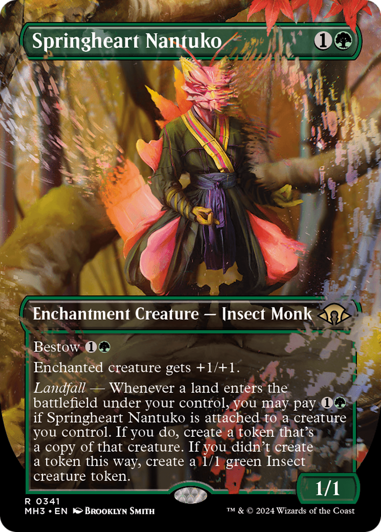 Springheart Nantuko (Borderless) [Modern Horizons 3] - Paradise Hobbies LLC