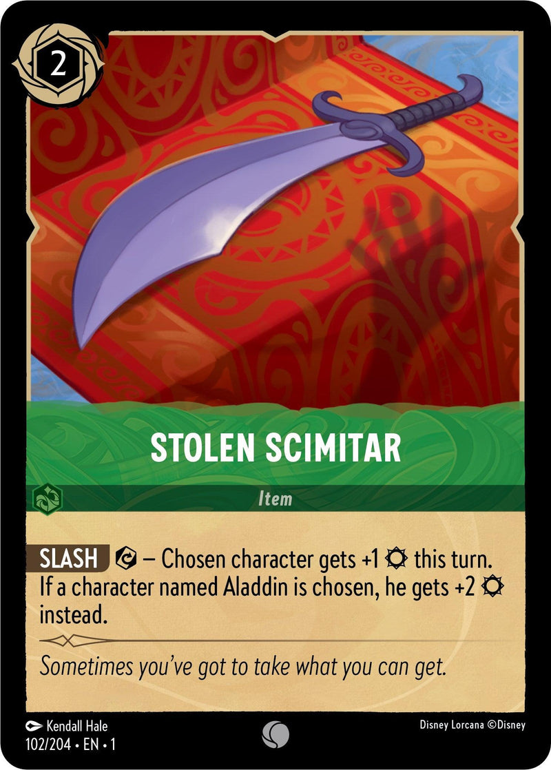 Stolen Scimitar (102/204) [The First Chapter] - Paradise Hobbies LLC