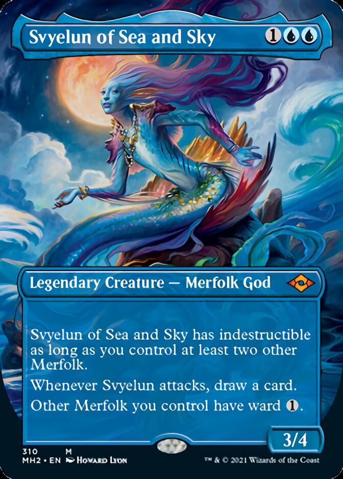 Svyelun of Sea and Sky (Borderless Alternate Art) [Modern Horizons 2] - Paradise Hobbies LLC