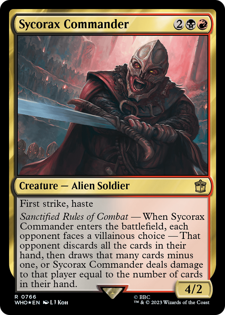 Sycorax Commander (Surge Foil) [Doctor Who] - Paradise Hobbies LLC